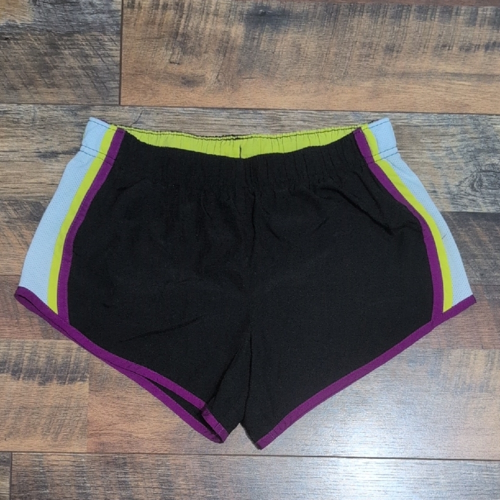 Xersion Black and Purple Women's Athletic Shorts